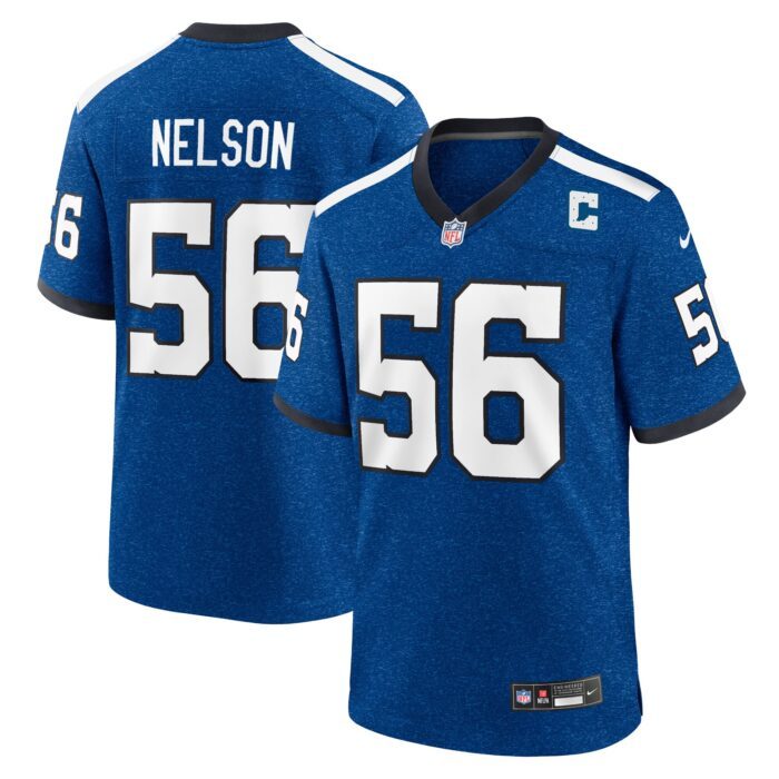 Men's Indianapolis Colts Quenton Nelson Nike Royal Indiana...