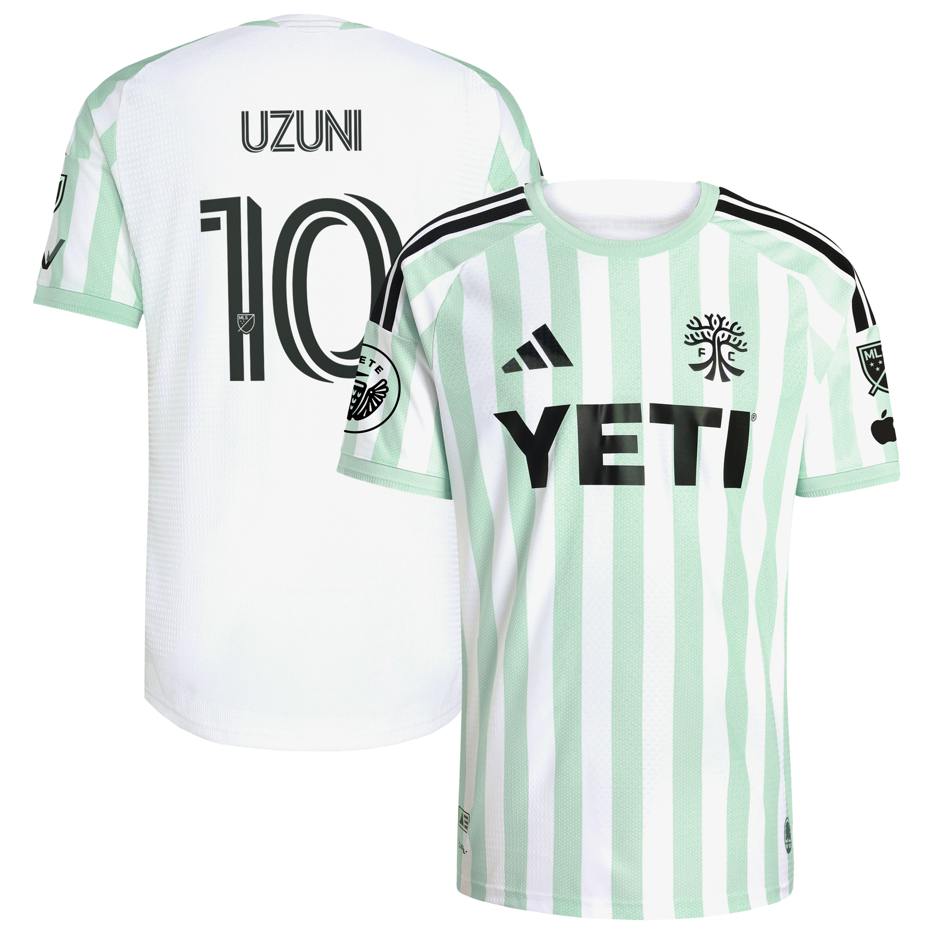 [LK] Myrto Uzuni Austin FC 2026 The Rooted Kit On-Field Authentic Patch Jersey - White