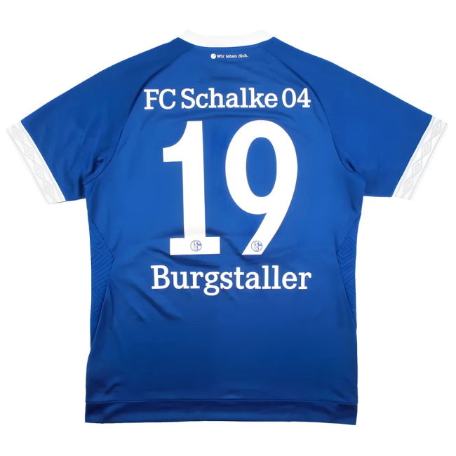 Schalke 2018-19 Home Shirt (M) Burgstaller #19 (Mint) | Great Deal