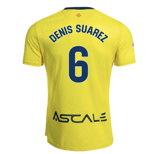 2025-2026 Villarreal Home Shirt (Denis Suarez 6)