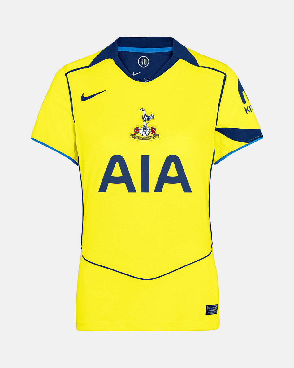 Women's Tottenham Hotspur Third Away Soccer Jersey 2025/26Authentic Ki