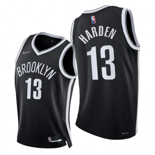 BKN Black Nike J. Harden #13 NBA Jersey Game Day Wear Premium Quality