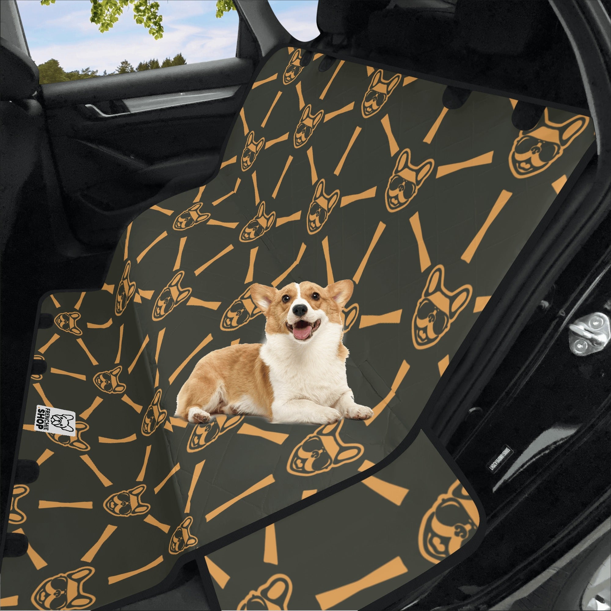 Eloy - Comfortable Car Pet Seat Covers For French Bulldog Indoor Use