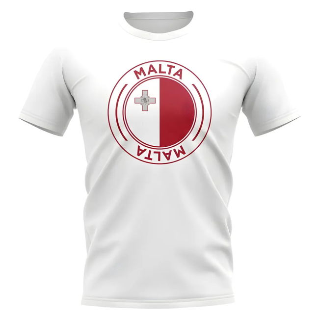 Malta Football Badge T-Shirt (White) Netherlands Oranje