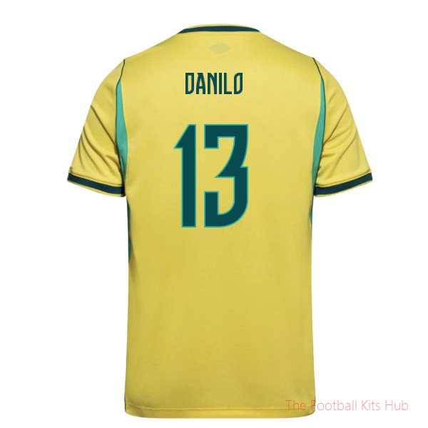 Breathable Replica Brazil 2026-2027 Home Shirt (Danilo 13)