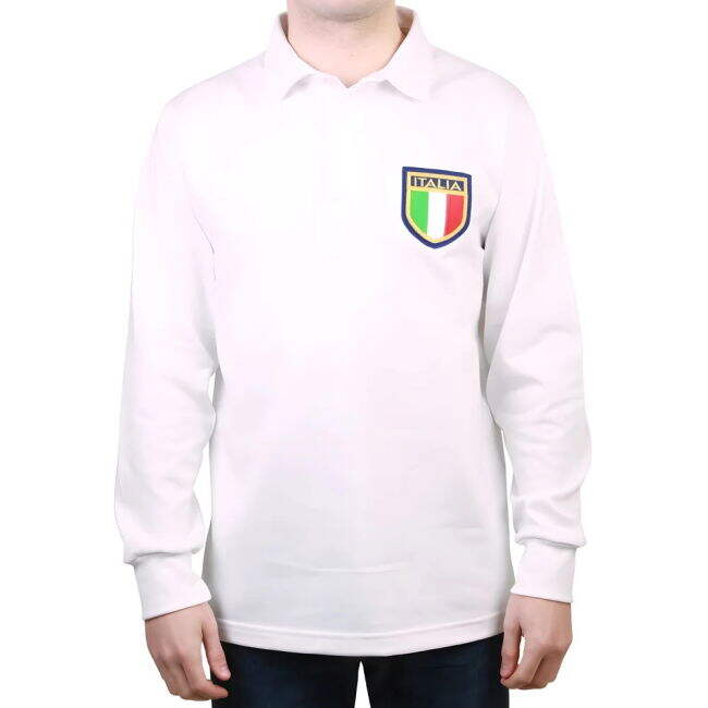 Minimalist Italy 1975 Vintage Away Rugby Shirt Slim Fitting