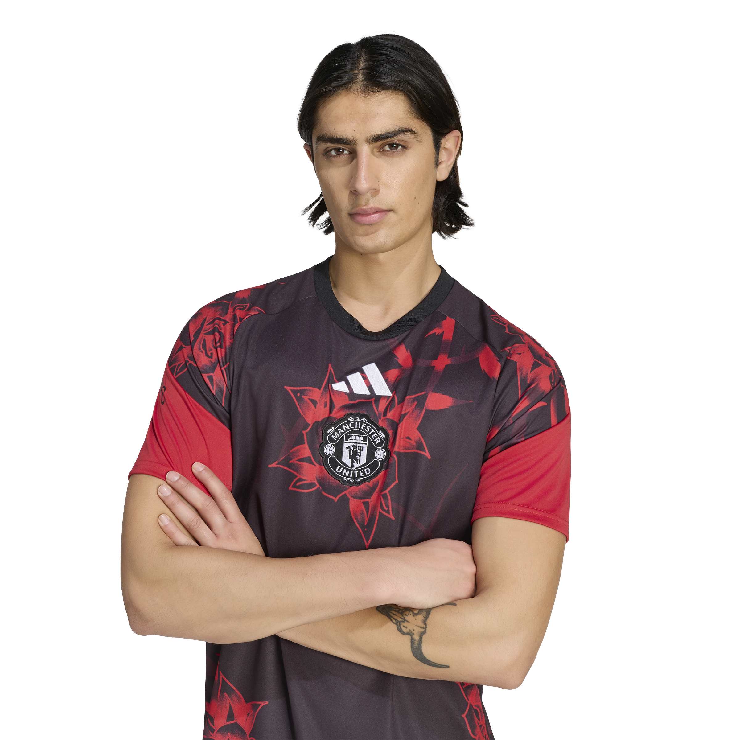 [SJH] Manchester United Home 2026/27 Pre-Match Jersey Top - Black