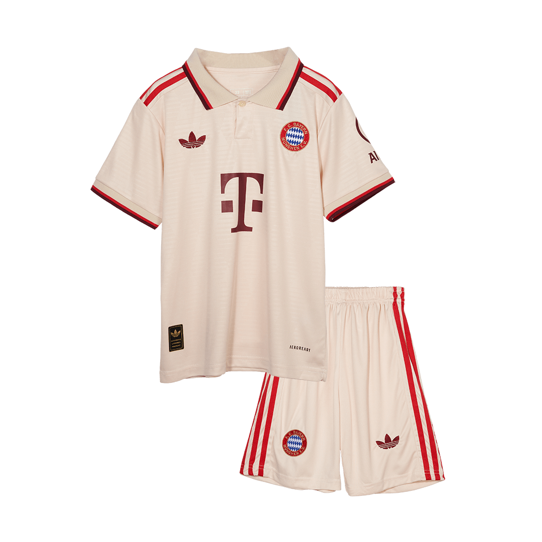 Kid's Bayern Munich Third Away Soccer Jersey Kit(Jersey+Shorts) 2024/2