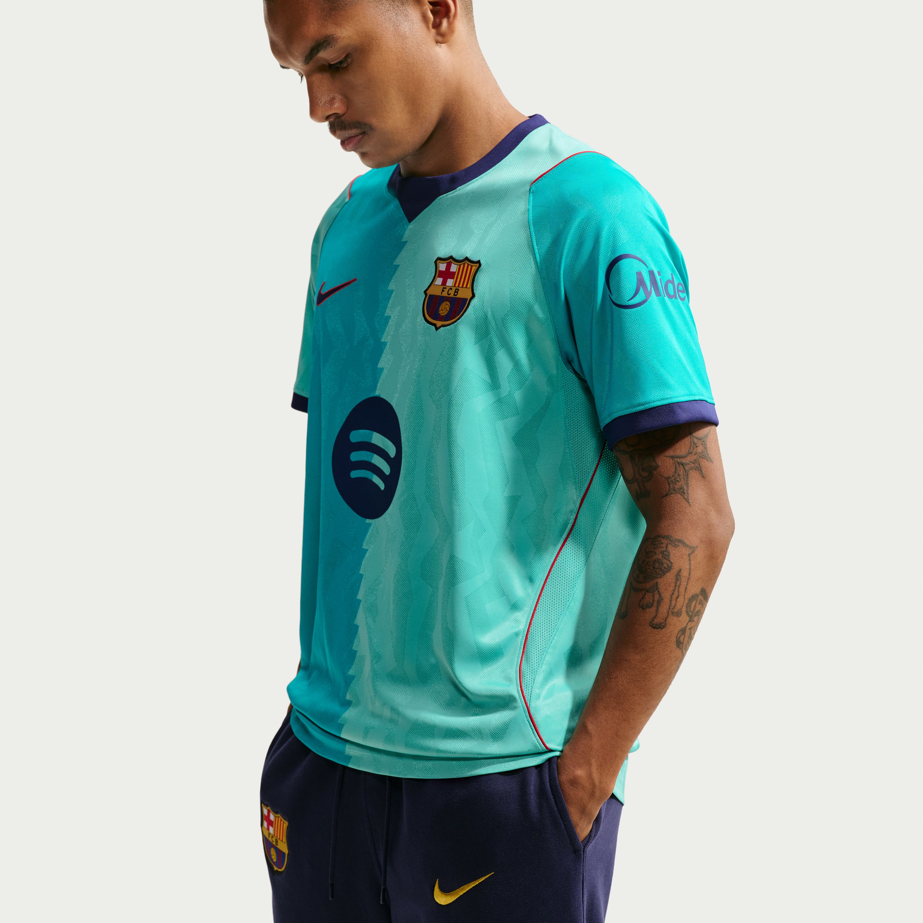 [SJH] Barcelona 2026/27 Third Stadium Replica Jersey - Turquoise