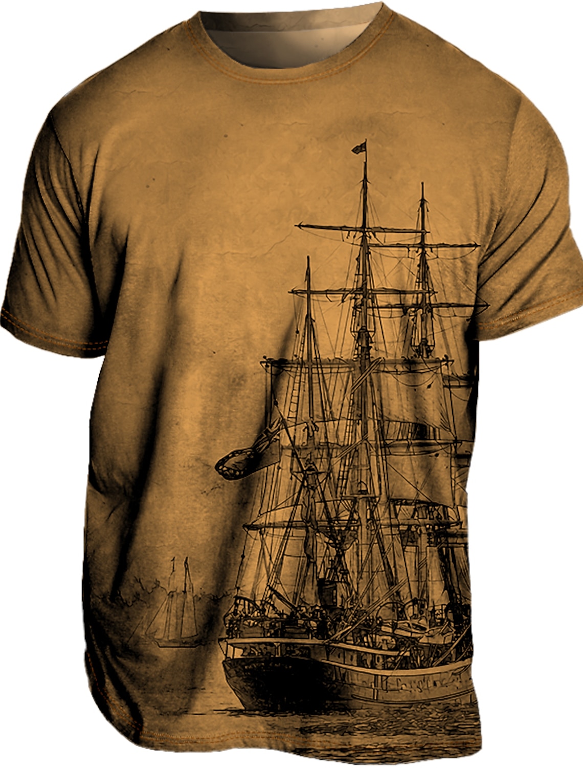 Men's Plus Size T shirt Tee Big and Tall Graphic Crew Neck Print Short