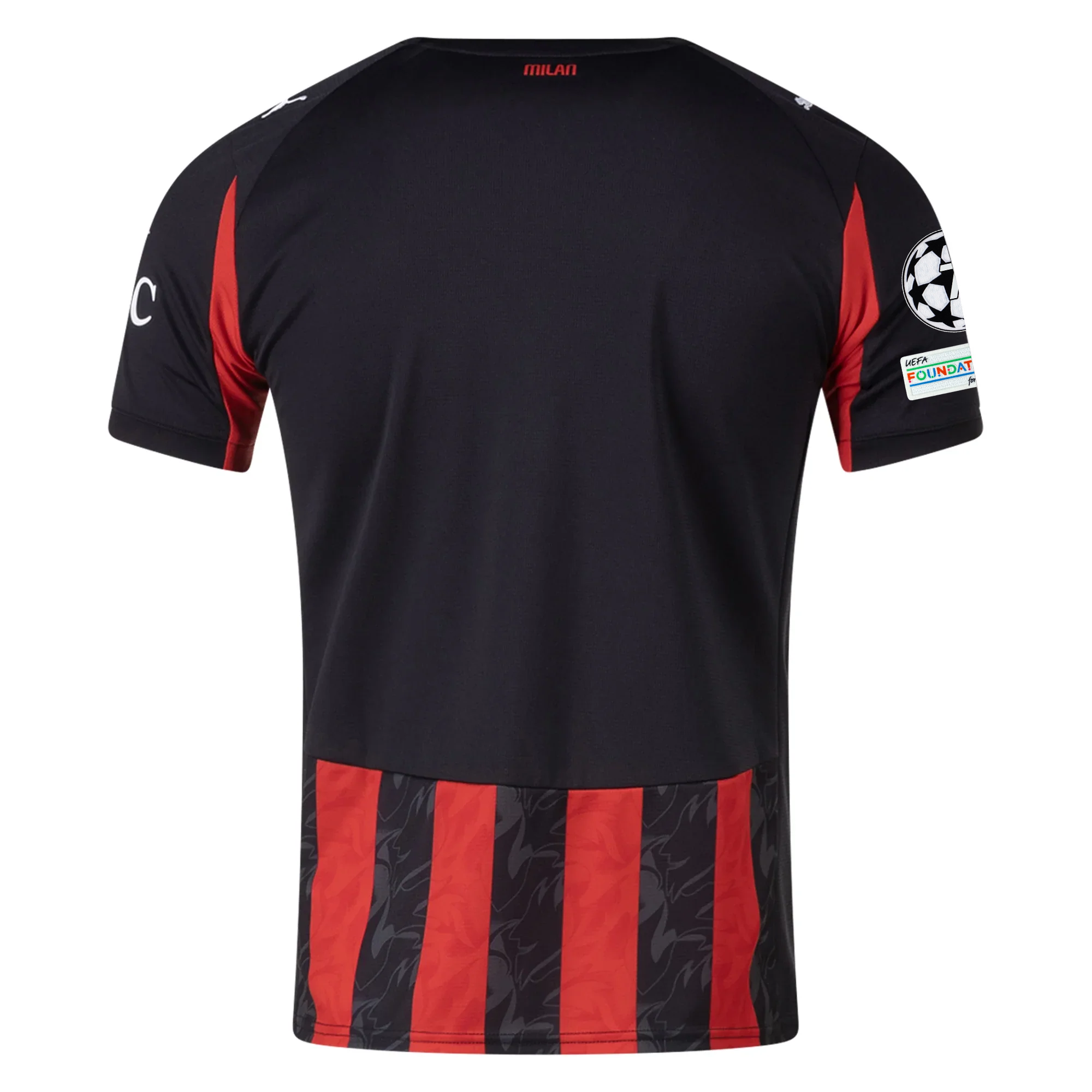 AC Milan Patches 2025-2026 UCL Home Jersey – Authentic Shirt