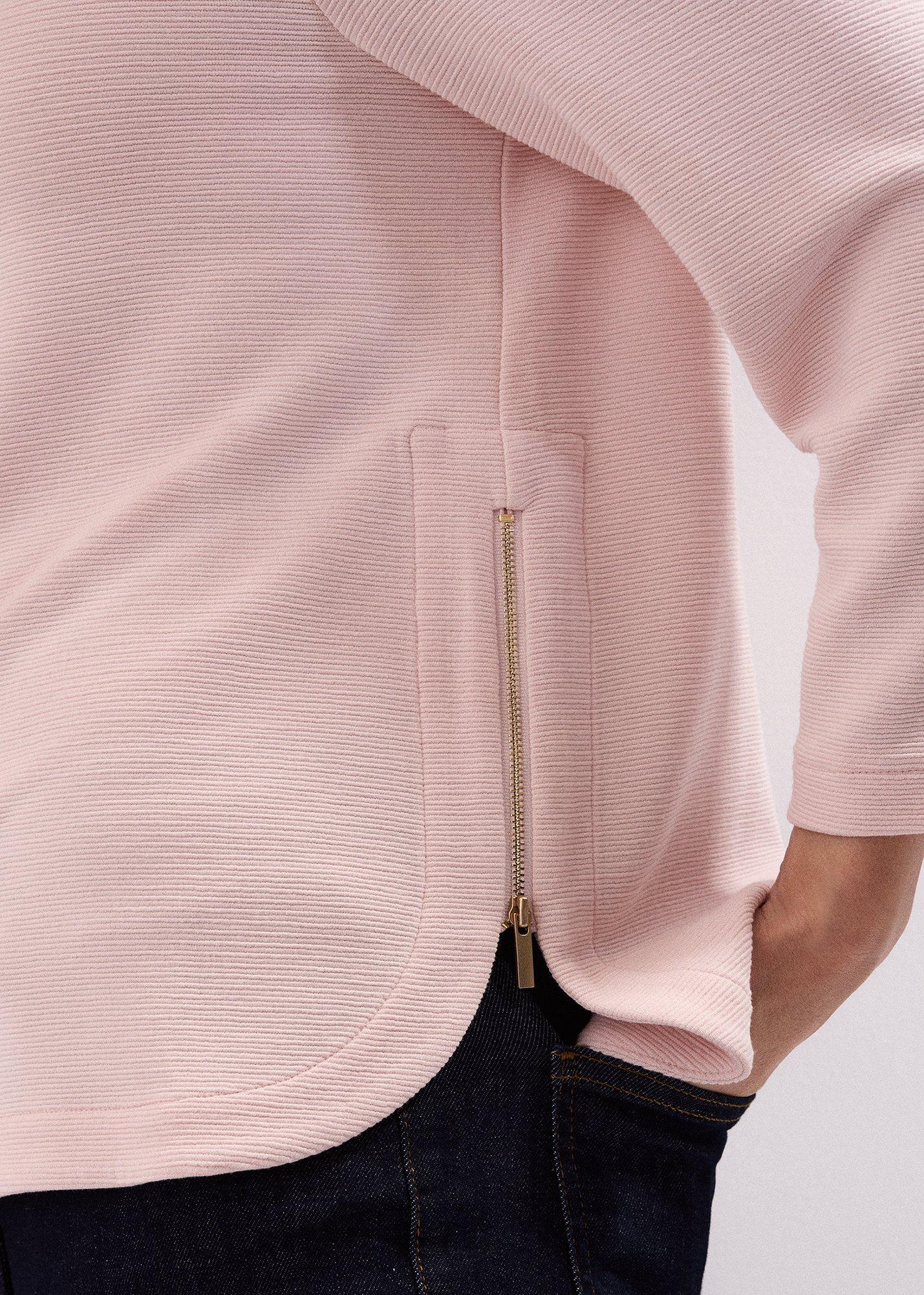 Solene Textured Long Sleeve Top