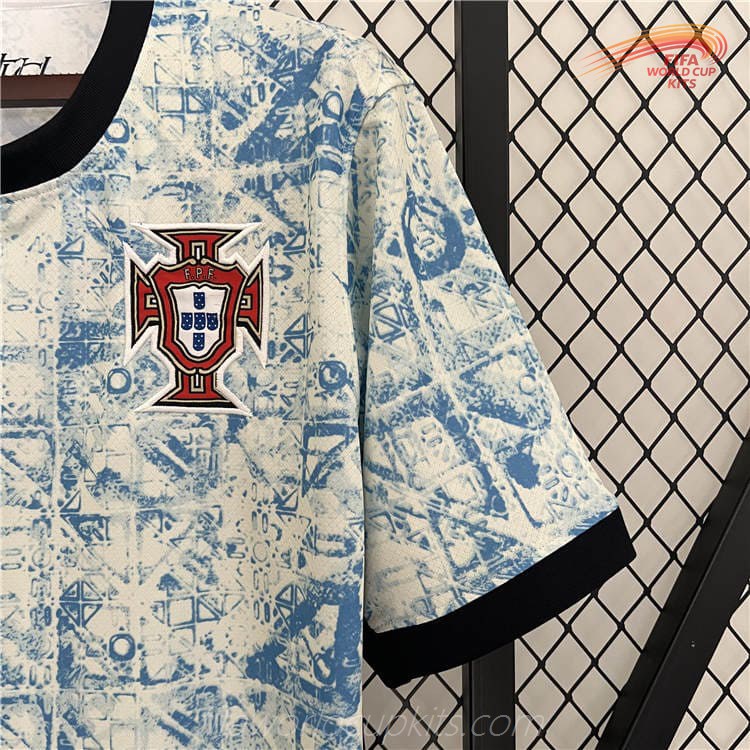 Portugal year 2024 Euro Cup Alternate Soccer Jersey