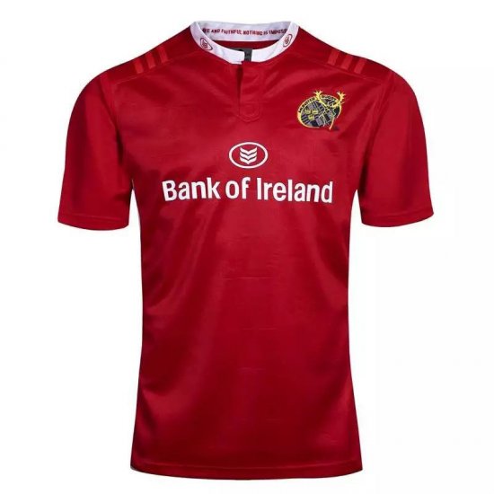 Professional Breathable Munster Home Red 2017 Rugby Jersey Shirt