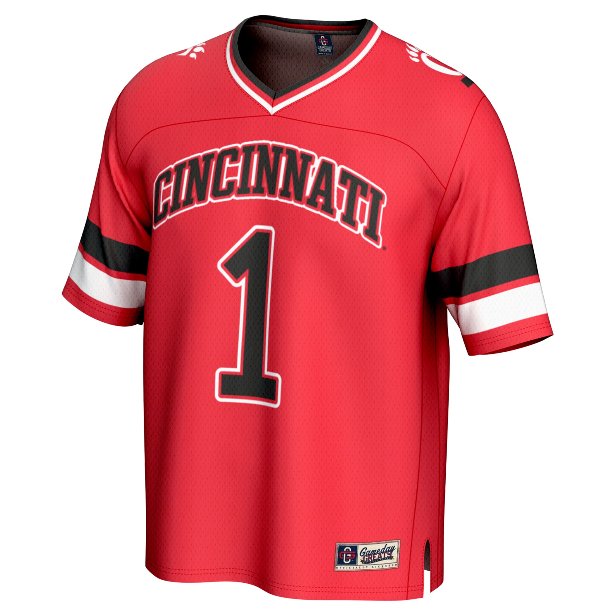 [DDG] Cincinnati Bearcats GameDay Greats Youth Lightweight Collegiate Football Fashion Jersey - Red