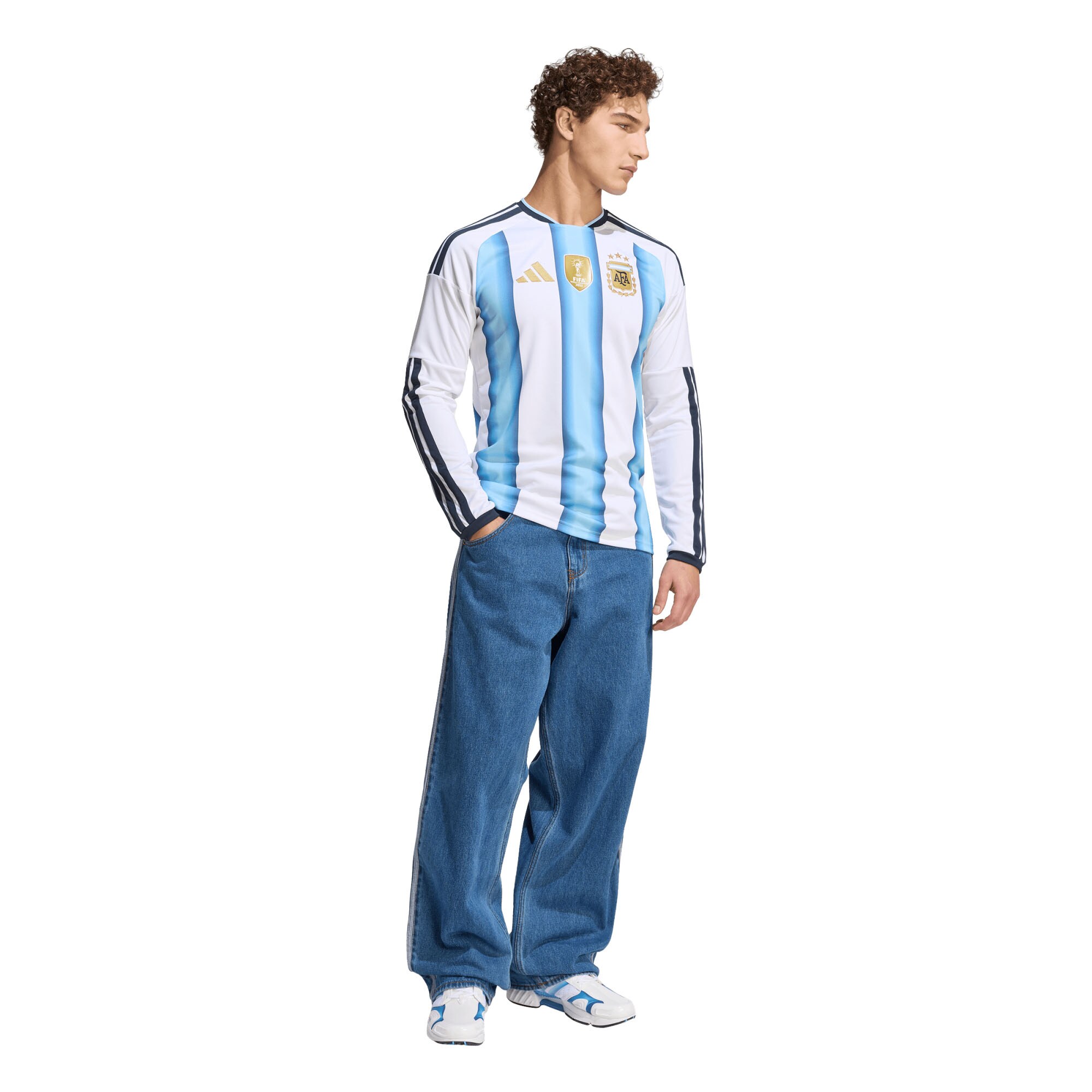 [SJH] Argentina National Team 2026 Home Replica Long Sleeve Jersey - White