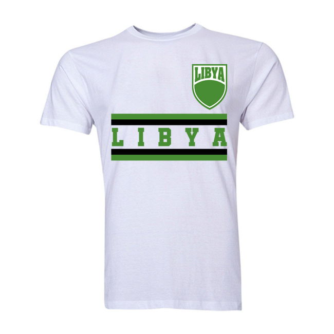Fan-Favorite Fan-Favorite Libya Core Football Country T-Shirt (White)