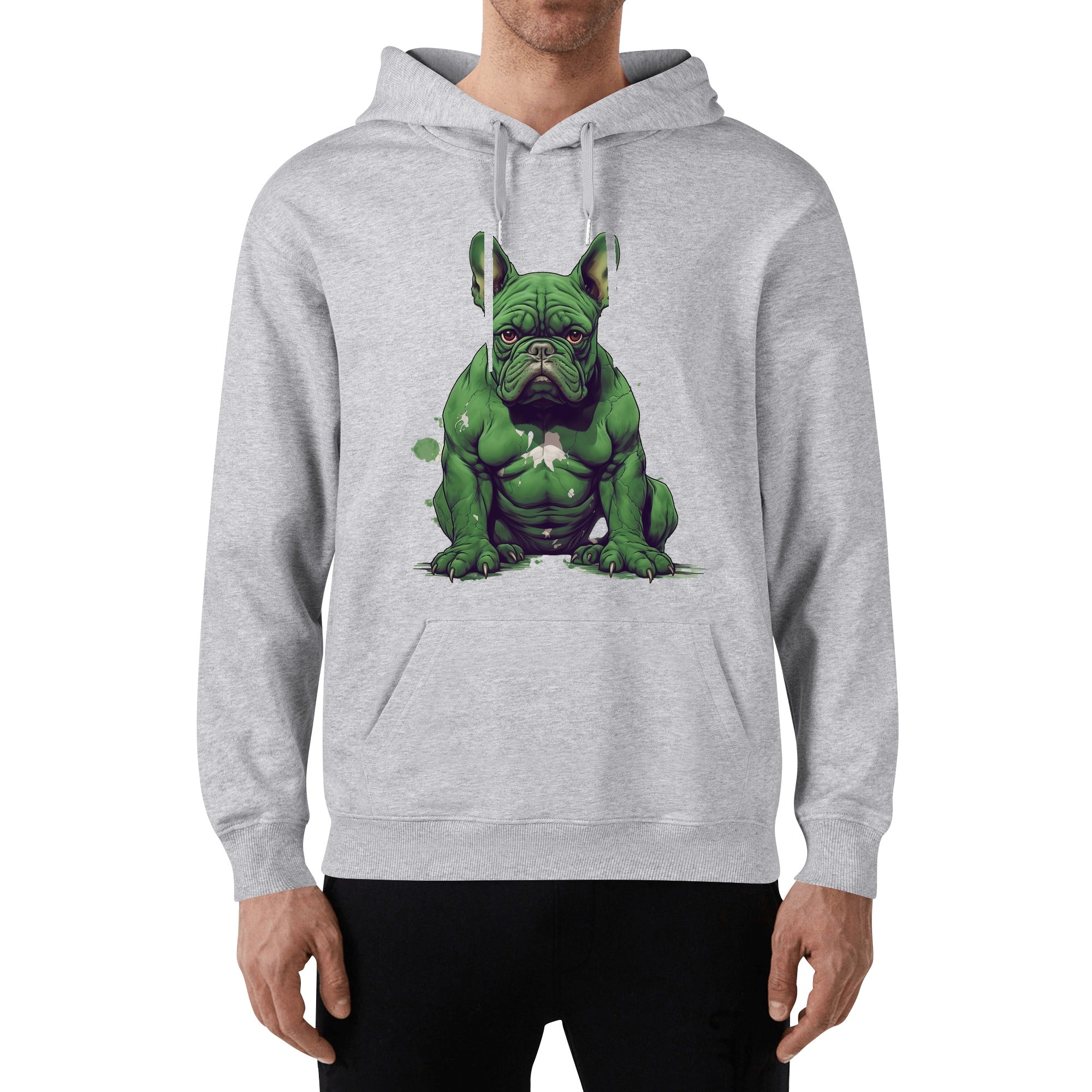 Super Power - Frenchie Lover Unisex Cotton Hoodie Casual Wear