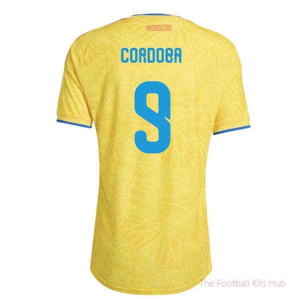 [EFS] 2026/27 Colombia Authentic Home Shirt (Cordoba 9)