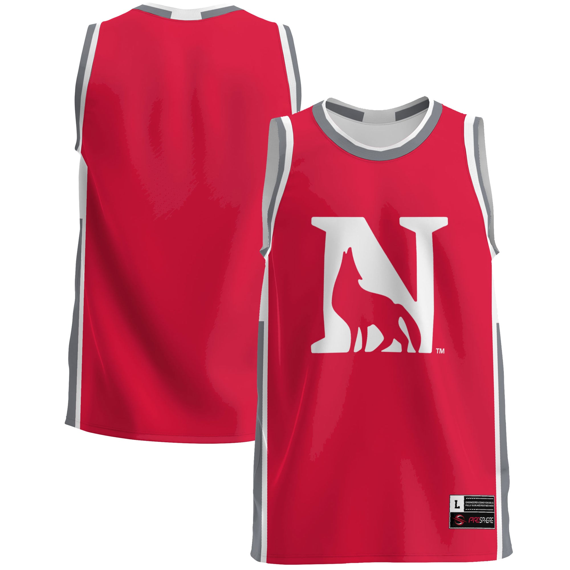 [NJP] Women's Newberry College Wolves GameDay Greats Lightweight Basketball Jersey - Scarlet
