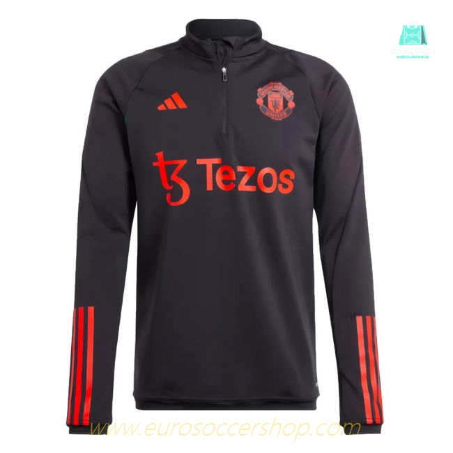 2023-2024 Man Utd Training Top (Black)