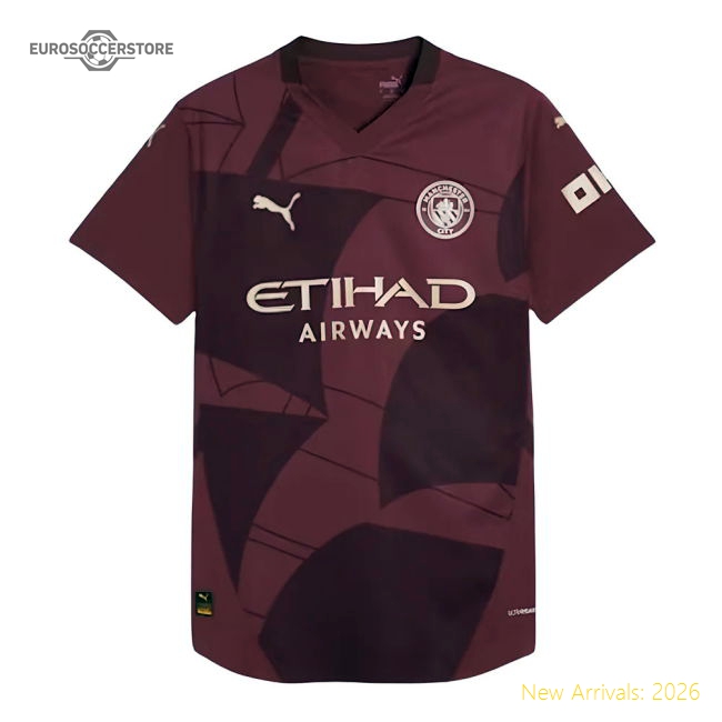 Top-Grade Premium 2024-2025 Man City Third Authentic Uniform