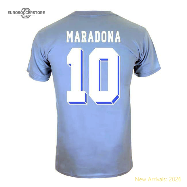 Diego Maradona Best Goal T-shirt (sky Blue) - Unbeatable Value