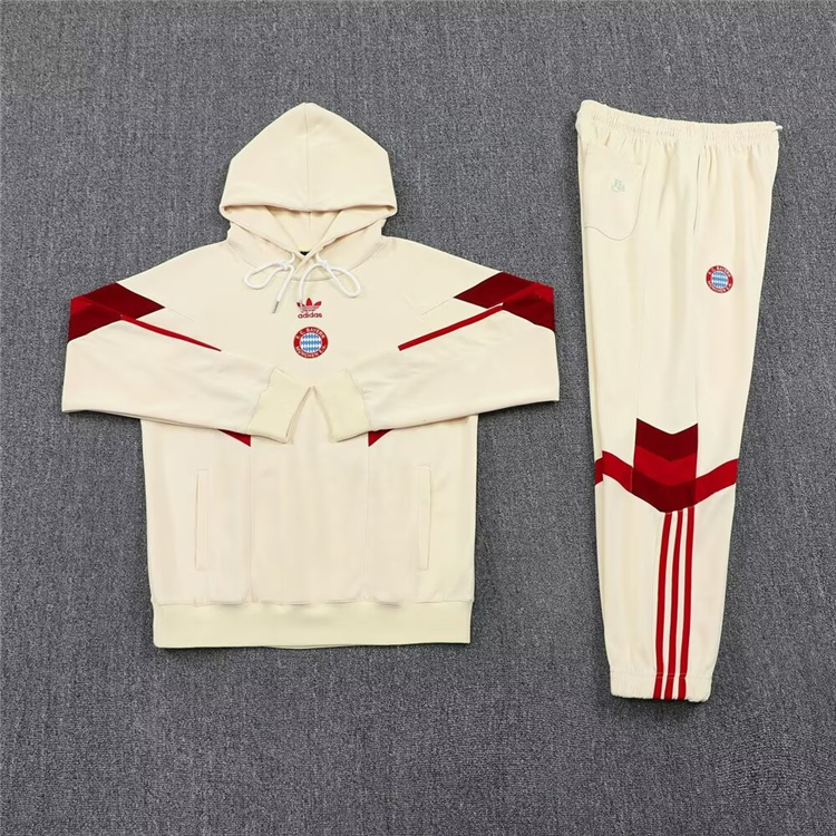 Bayern Munich 2425 Beige Hoodie - Official Replica 12600