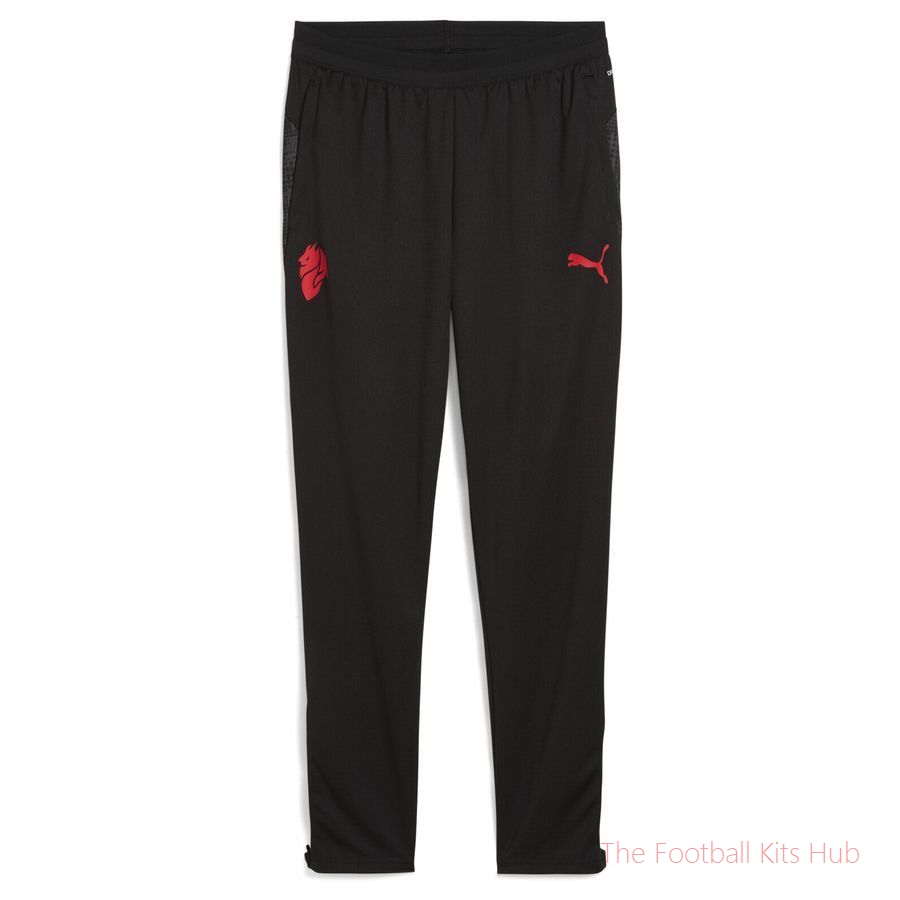 AC Milan Training Trousers - PUMA Black/For All Time Red
