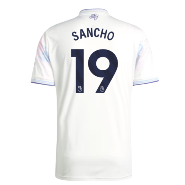 Top-Grade Official 2025-2026 Aston Villa Third Shirt Sancho 19
