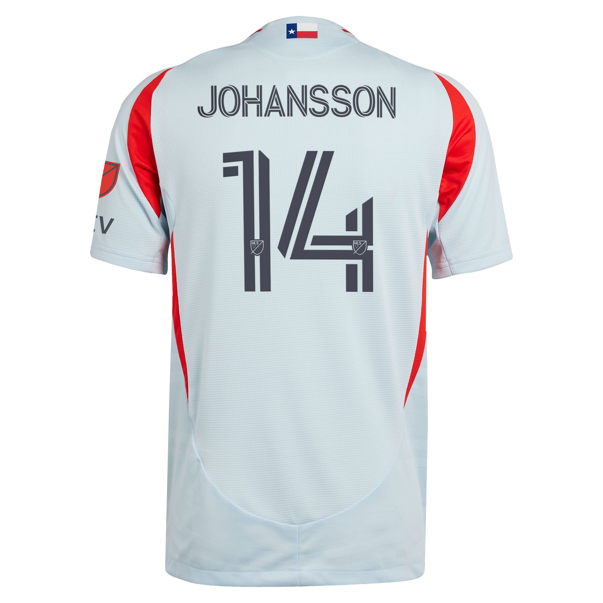 [LK] Herman Johansson FC Dallas 2025 The Inferno Kit On-Field Authentic Jersey - Light Blue