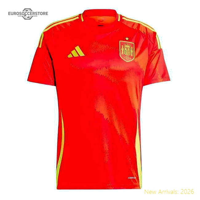Spain Home Kit 2024-2025 Fan Style Jersey For Match Days