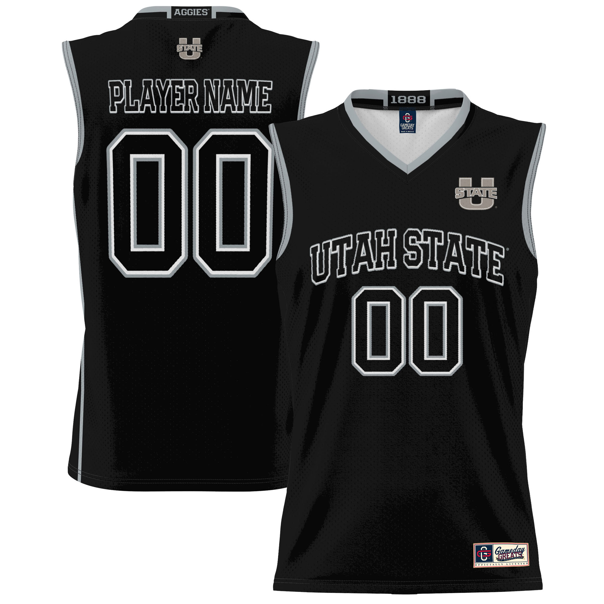 [DDG] Utah State Aggies GameDay Greats Youth NIL Pick-A-Player Lightweight Women's Basketball Jersey - Black