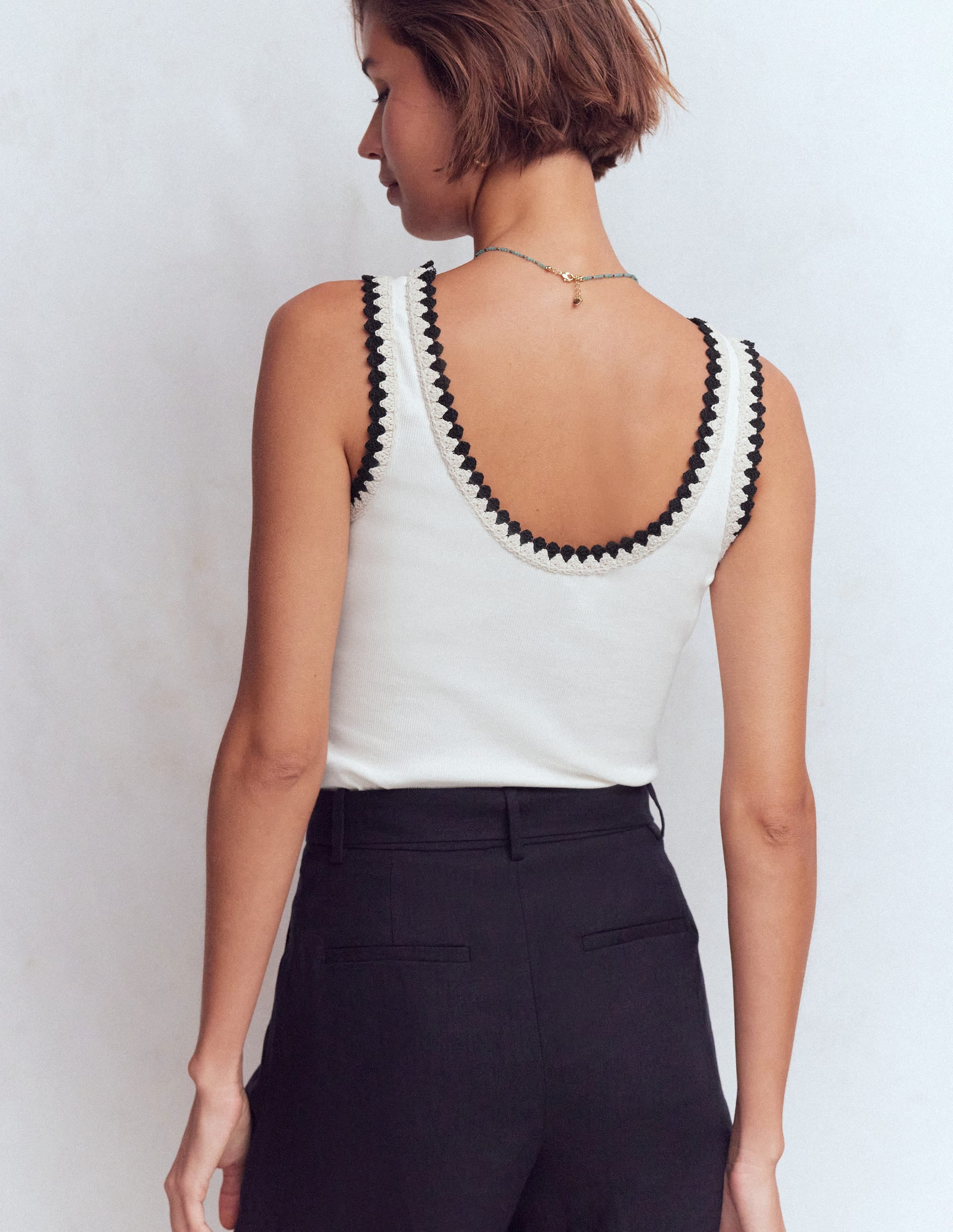 Maddie Trim Detail Vest