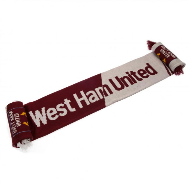West Ham Certified West Ham United FC Vertigo Scarf Stylish Design