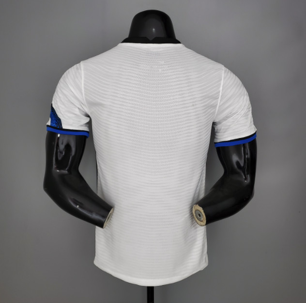 Breathable Inter Milan 21-22 Away White Snake Soccer Jersey Football