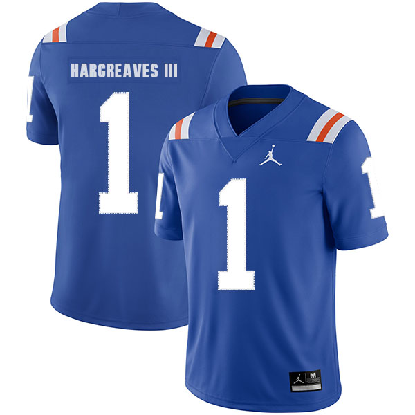 Men's None Blue 2024 embroidered Vernon Hargreaves #1 stitched Jersey