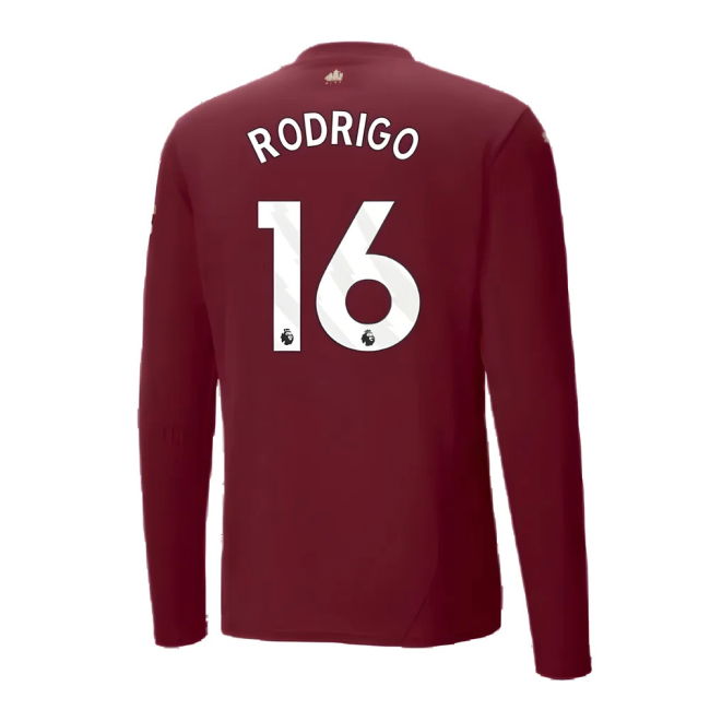 Match Jersey 2024-2025 Third First-Class Rodrigo 16 Adults Breath#674