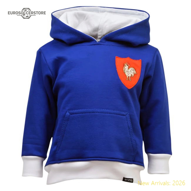 Kids France Hoodie - Royal/White