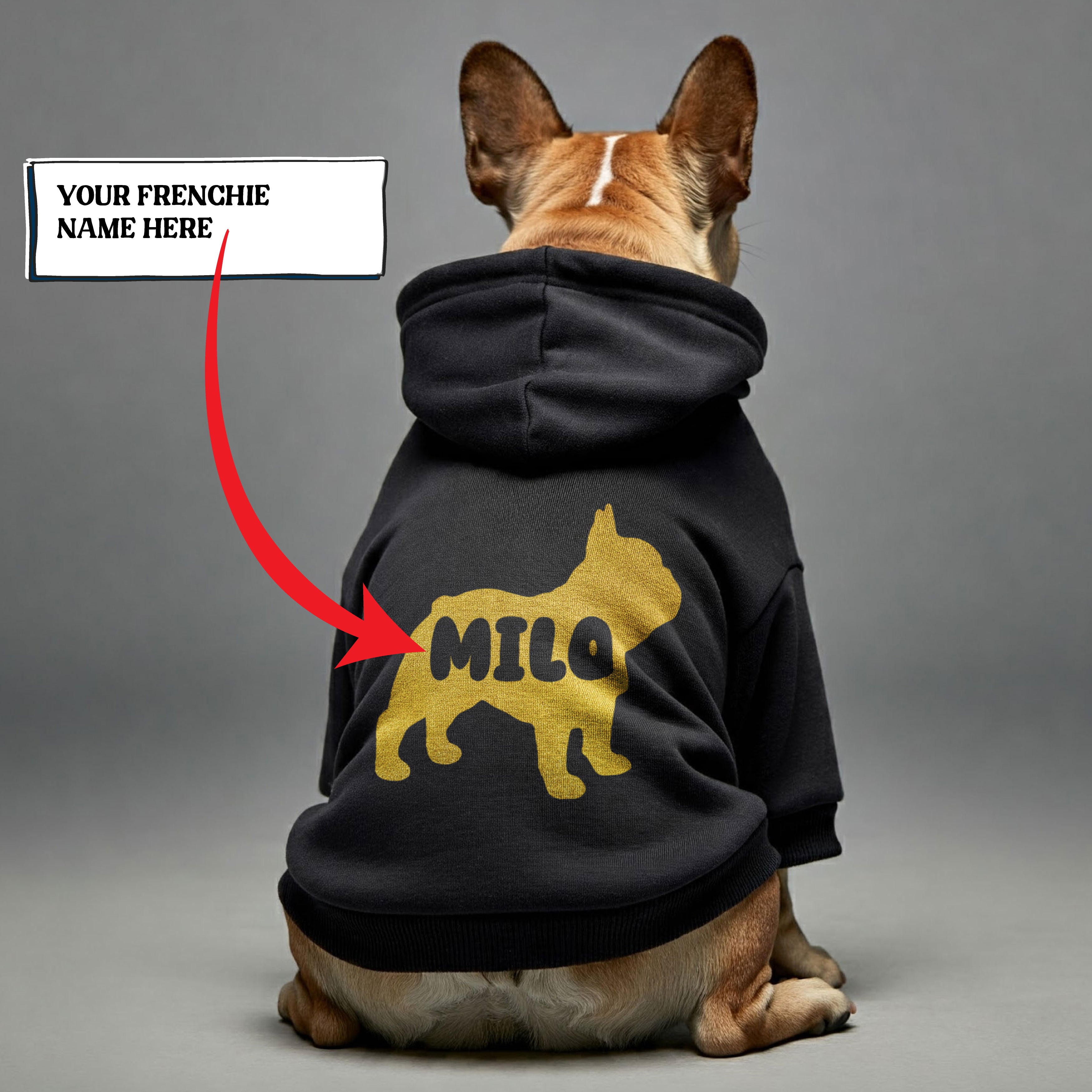 French Bulldog Personalized French Bulldog Hoodies With Funny Quotes