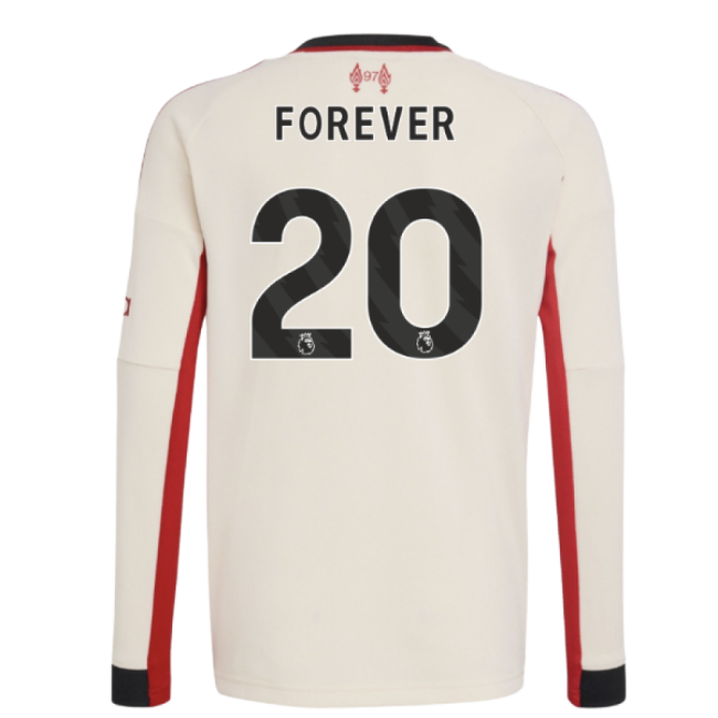 Premium Quality Liverpool Liverpool Away Long Sleeve Shirt Kids Fo...