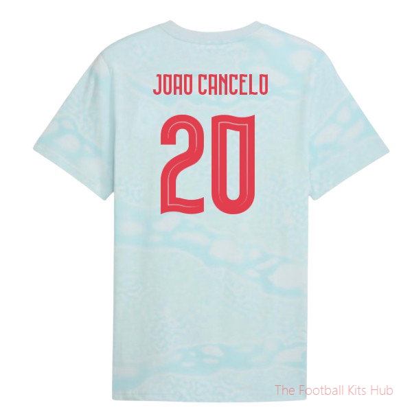 2026-2027 Portugal FtblCulture Tee AOP (Sea Glass) (Joao Cancelo 20)