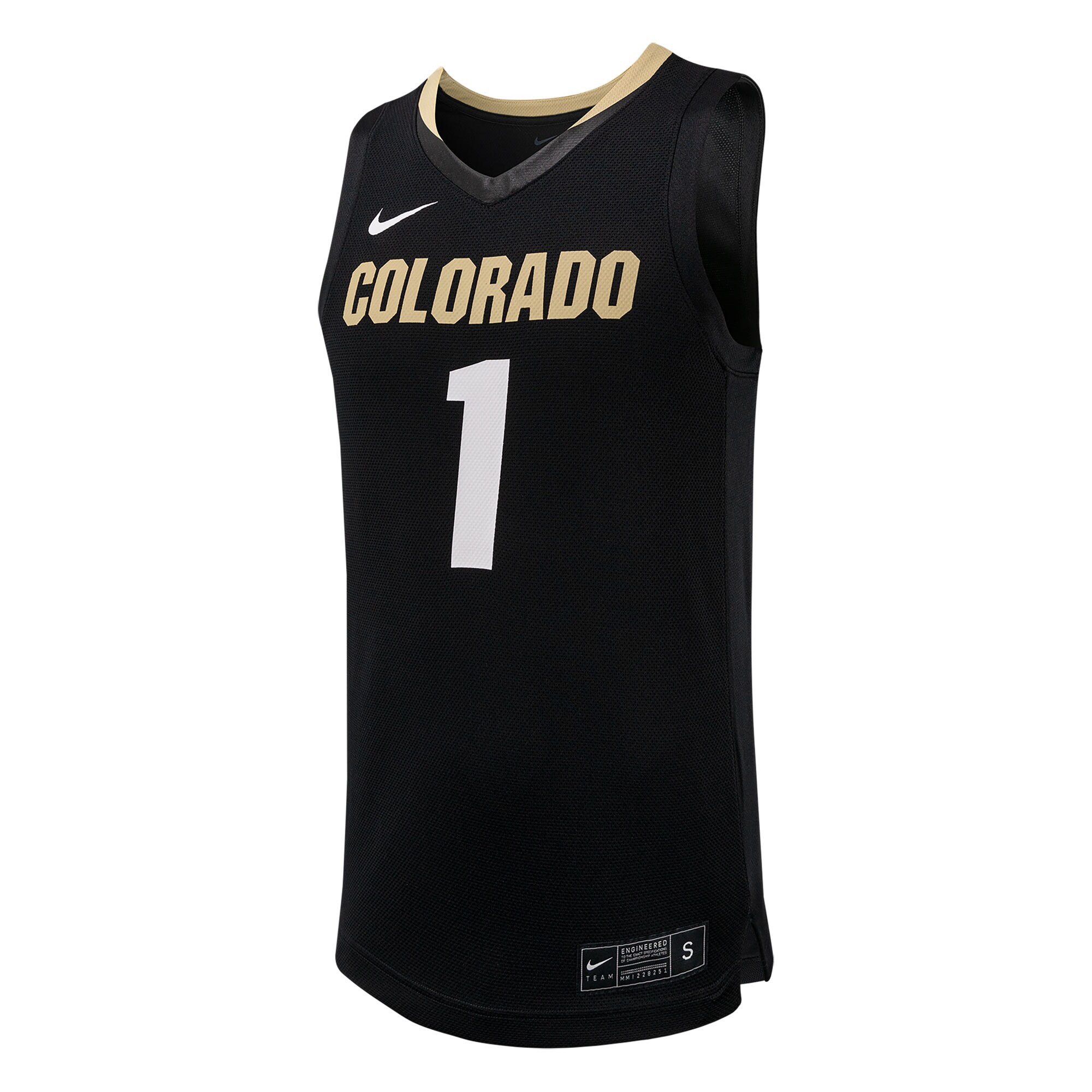 [DDG] Colorado Buffaloes Replica Basketball Jersey - Black