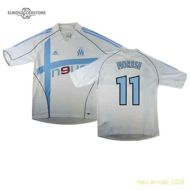 Professional-Grade Marseille 2004-05 Home Shirt ((Excellent) L) (Fiorese