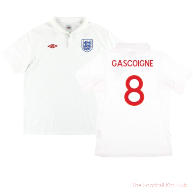England 2009-10 Home (XL) (Excellent) (Gascoigne 8)