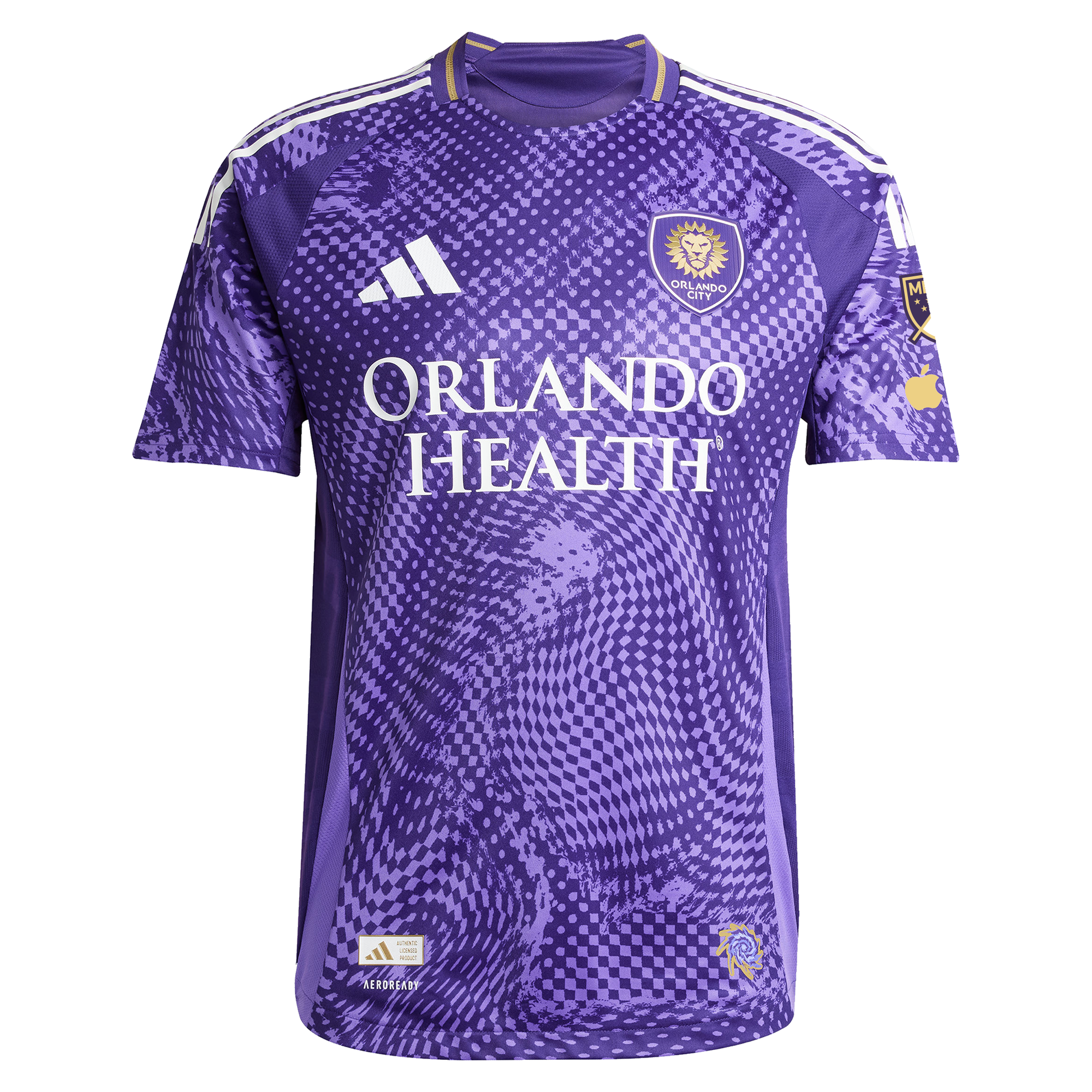 [SJH] Robin Jansson Orlando City SC 2025 Perfect Storm On-Field Authentic Jersey - Purple