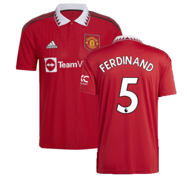 2022-2023 Man Utd Home Jersey (FERDINAND 5)