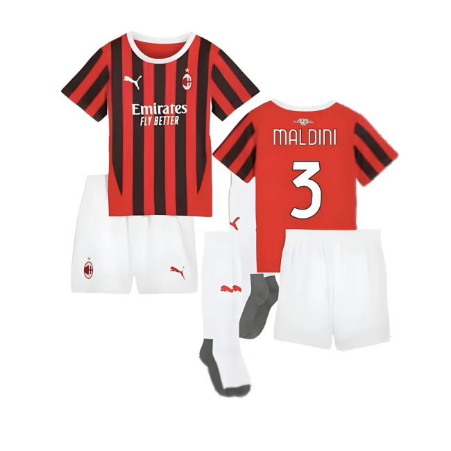AC Milan Mini 2024-2025 Home Kit - (Adult