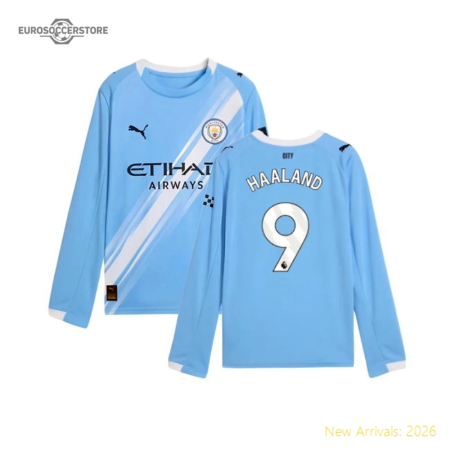 2025-2026 Epl Premier League Team Home Exclusive Jersey Haaland