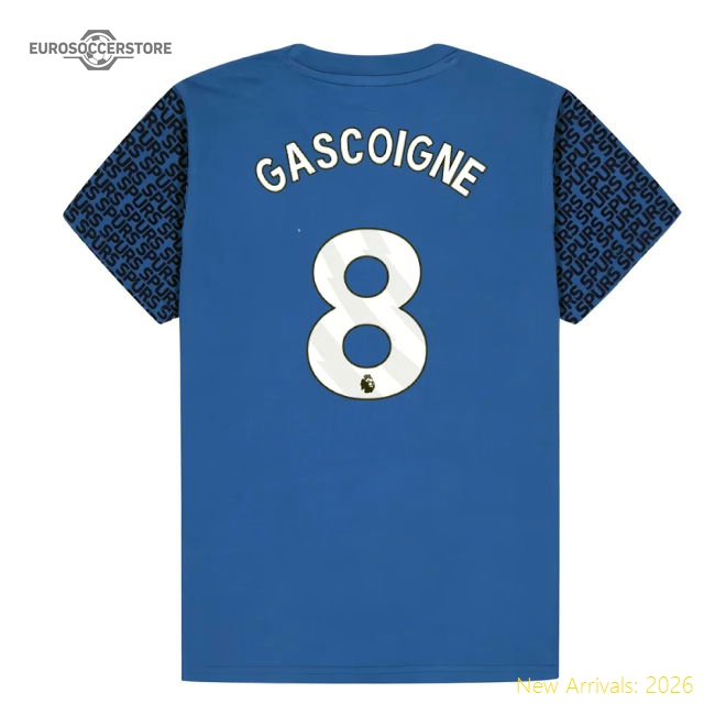 High-quality Thfc Hotspur Graphic T-shirt (blue) - Kids (gascoigne 8)